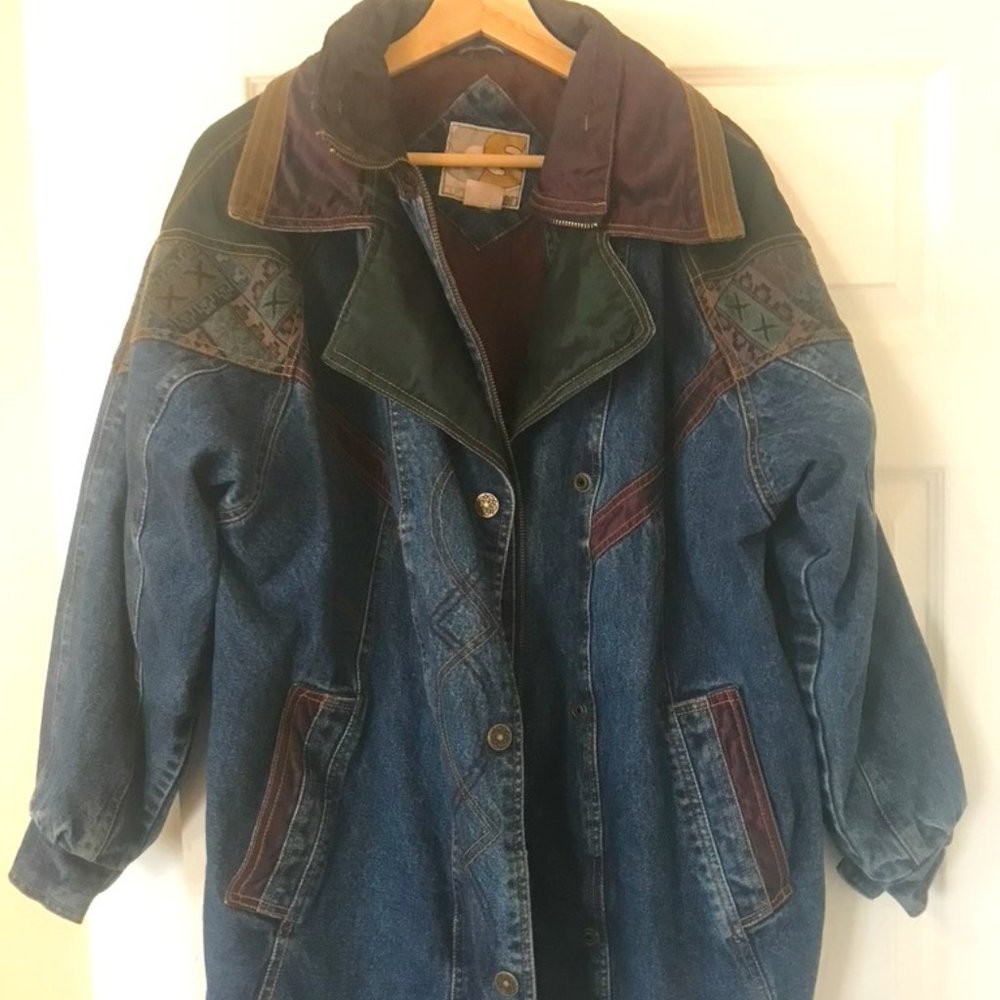 Vintage Denim Jacket ~ 80s/90s